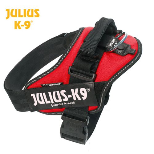 Harnais JULIUS-K9 IDC® Power, rouge pour chien