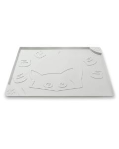 Freezack Napfunterlage Square Cat grau