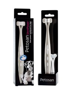 Petosan Silent Power S - M - L brosse à dents électrique pour chiens 