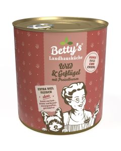 Betty's Landhausküche Hund Wild & Geflügel 