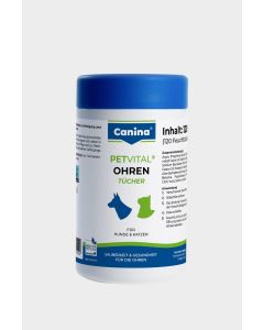 Canina PETVITAL lingettes des oreilles 120pcs 