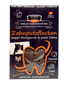 QCHEFS flocons nettoyage dents chiens 90 g 