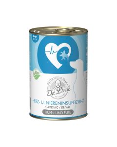 Dr. Link SPEZ-DIÄT Cardiac/Renal 400g Huhn + Pute Herz- + Niereninsuffizienz