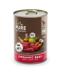 bePure Organic Beef Junior Bio 400 g boeuf & pomme