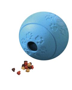 Balle de snack en caoutchouc 11 cm bleu