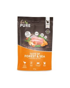 bePure Adult trocken Huhn & Fisch  Taste of Forest & Sea