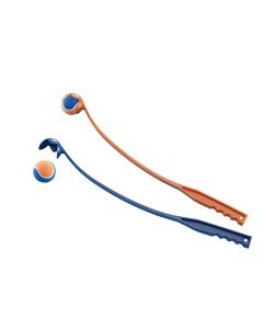 Ballschleuder für Tennisbälle blau / orange assortiert