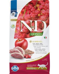 Farmina N&D Quinoa Boule de Poils 1.5kg Canard & Pommes